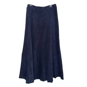 Christopher & Banks Navy Blue A Line Maxi Skirt Women's Size 4
